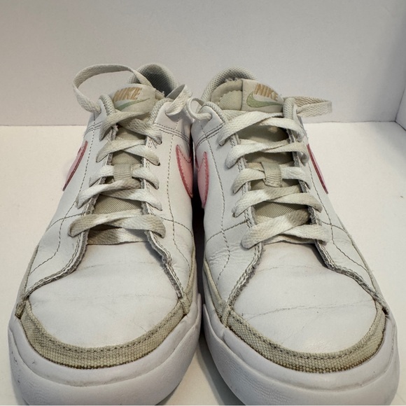 Nike White Pink Yellow Sneakers Girls 6Y (W 7.5–8) - Picture 12 of 16